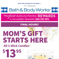 Bath and Body Works email thumbnail