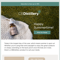 The CBDistillery email thumbnail