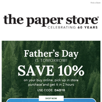 The Paper Store email thumbnail