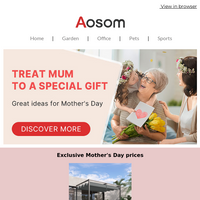 Aosom UK email thumbnail