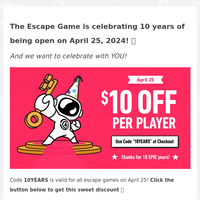 The Escape Game email thumbnail