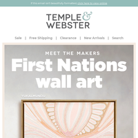 Temple & Webster email thumbnail