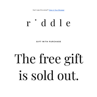 Riddle Oil email thumbnail