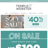 Temple & Webster email thumbnail