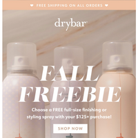 Drybar email thumbnail