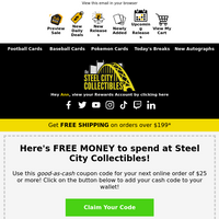 Steel City Collectibles email thumbnail