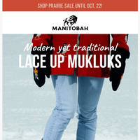 Manitobah Mukluks Canada email thumbnail