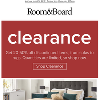 Room & Board email thumbnail