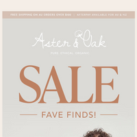 Aster & Oak email thumbnail