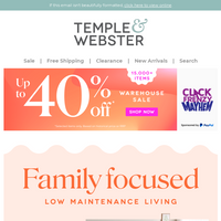 Temple & Webster email thumbnail