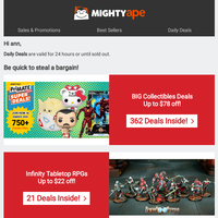 Mighty Ape email thumbnail