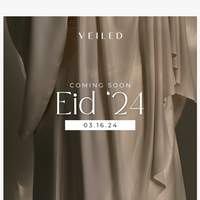 Veiled Collection email thumbnail