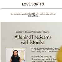 Love Bonito email thumbnail