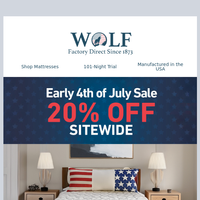 Wolf Mattress email thumbnail