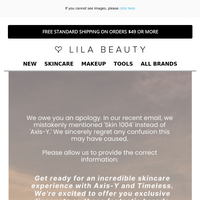 Lila Beauty email thumbnail