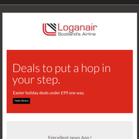 Loganair email thumbnail