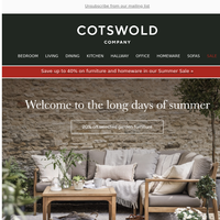 The Cotswold Company email thumbnail