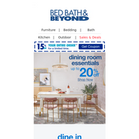 Bed Bath and Beyond email thumbnail