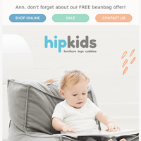 Hip Kids Australia email thumbnail