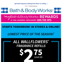 Bath and Body Works email thumbnail