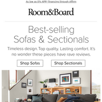 Room & Board email thumbnail