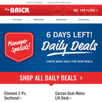 The Brick email thumbnail