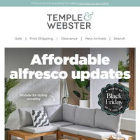 Temple & Webster email thumbnail