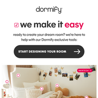 Dormify email thumbnail