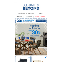 Bed Bath and Beyond email thumbnail