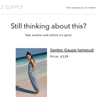 Z SUPPLY email thumbnail