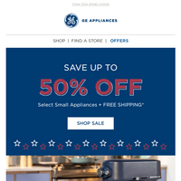 GE Appliances email thumbnail