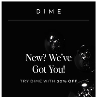 DIME Beauty email thumbnail