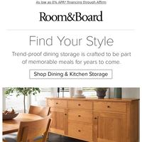 Room & Board email thumbnail