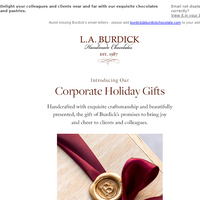 L.A. Burdick Chocolate email thumbnail