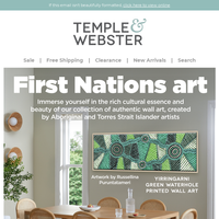 Temple & Webster email thumbnail