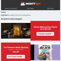 Mighty Ape email thumbnail