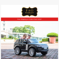 FAO Schwarz email thumbnail