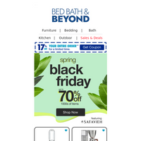 Bed Bath and Beyond email thumbnail