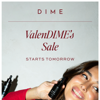 DIME Beauty email thumbnail