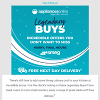 Appliances Online email thumbnail