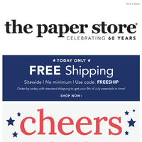 The Paper Store email thumbnail