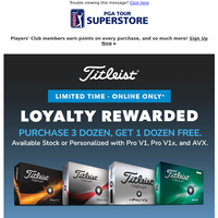 PGA TOUR Superstore email thumbnail