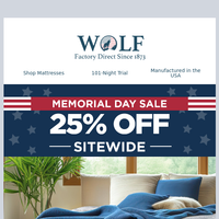 Wolf Mattress email thumbnail