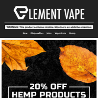 Element Vape email thumbnail