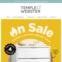 Temple & Webster email thumbnail