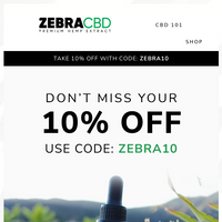 ZebraCBD email thumbnail