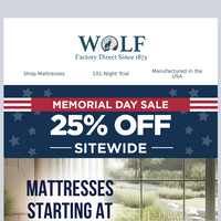 Wolf Mattress email thumbnail