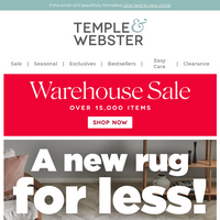 Temple & Webster email thumbnail