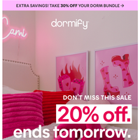 Dormify email thumbnail