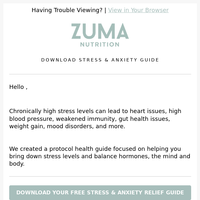 Zuma Nutrition email thumbnail